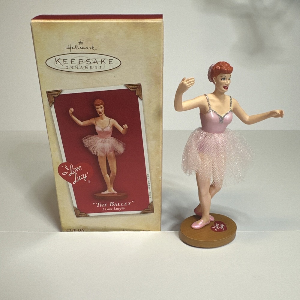 Hallmark Keepsake I Love Lucy Christmas Ornament Lucy The Ballet 2004